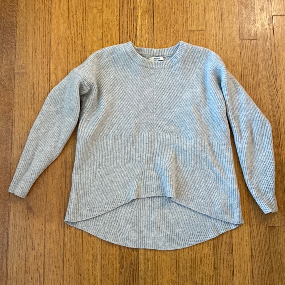 Grey Madewell Wool Sweater